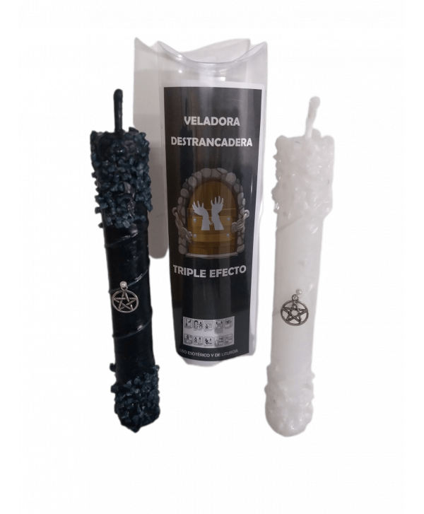 Veladora Desatrancadera blanca o...