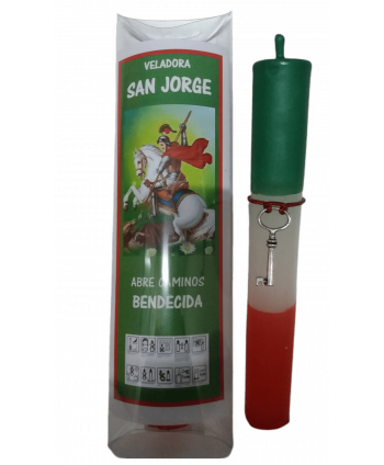 Veladora  San Jorge  (Abre... 2