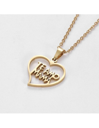 Conjunto colgante y pendientes Mama