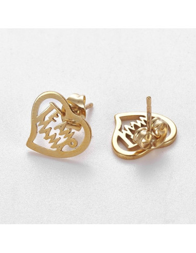 Conjunto colgante y pendientes Mama