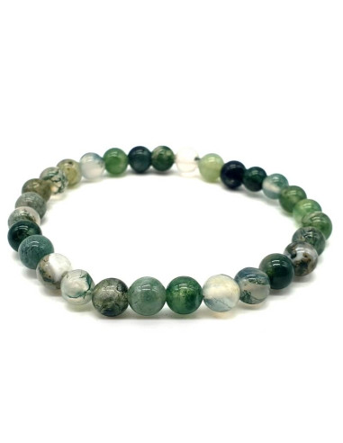 Pulsera Ágata Musgo, piedra naturales