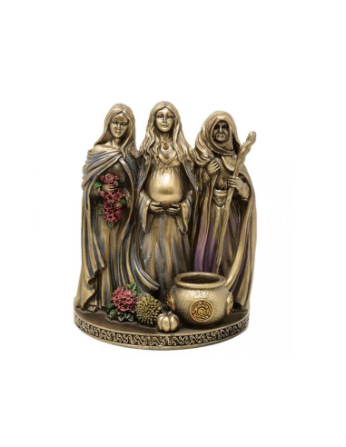 Figura Triple Diosa Bronce