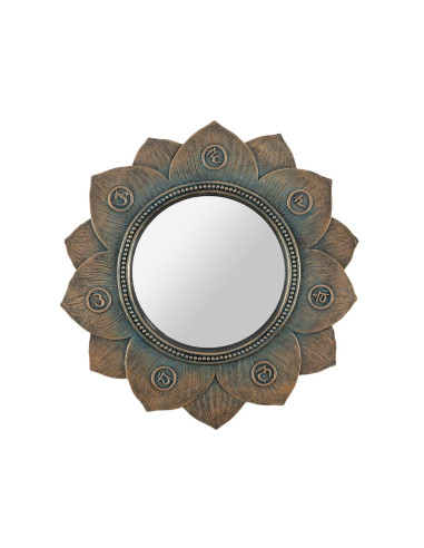 Espejo Flor de Loto Pared