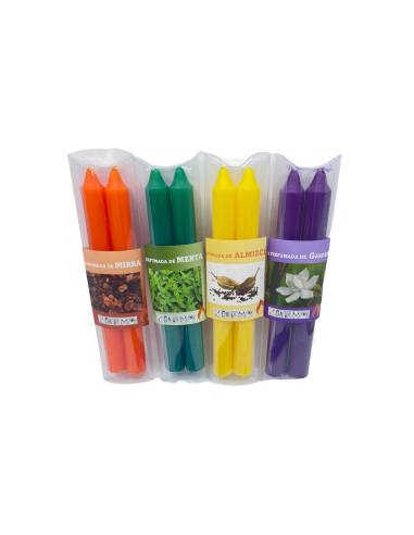 Blister dos velas aromáticas.