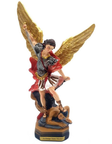 Arcángel San Miguel de color 20 cm