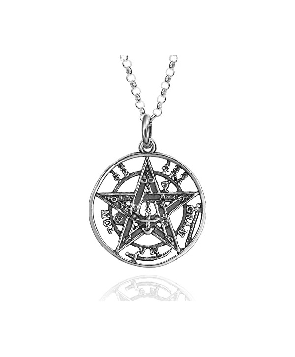 Colgante Tetragramatón Plata, grande