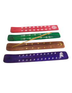 Incensario Madera, colores 2