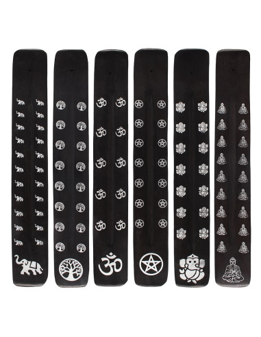 Incensario Madera, negro