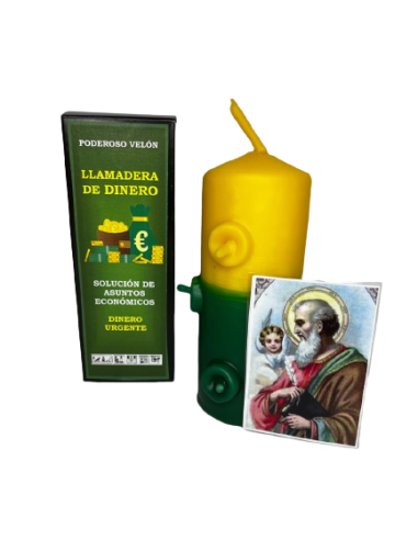 Velón Preparado Llamadera del Dinero...