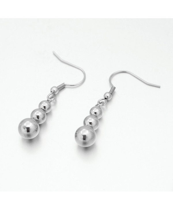 Conjunto colgante y pendientes bolas