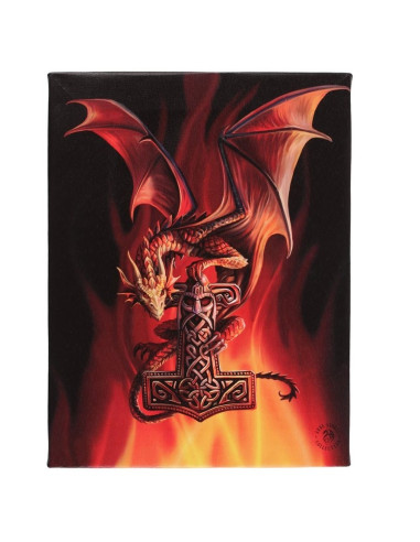 Cuadro Martillo de Thor de Anne Stokes