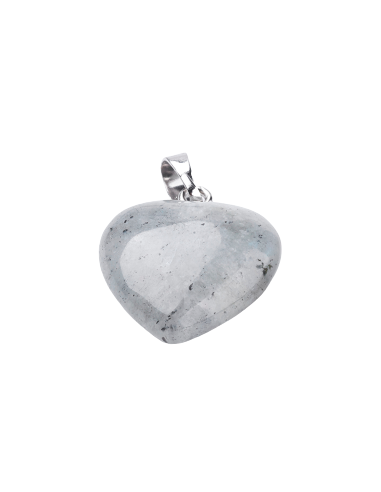 Colgante Corazón Mineral Labradorita