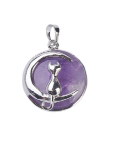 Colgante Gato con Amatista 2