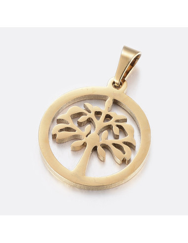 Conjunto colgante y pendientes Árbol...