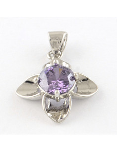 Colgante Flor Lila 2