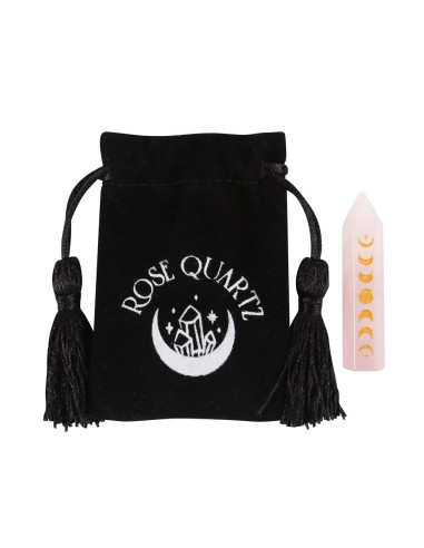 Punta Mineral Cuarzo Rosa