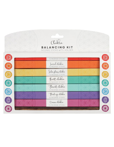 Pack Inciensos 7 Chakras Equilibrio