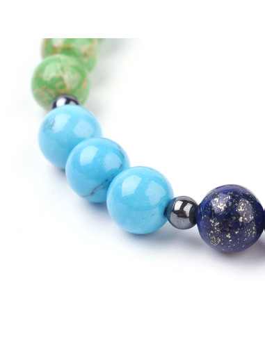 Pulsera Bolas 7 Chakras