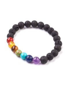Pulsera Bolas 7 Chakras Mixta 2
