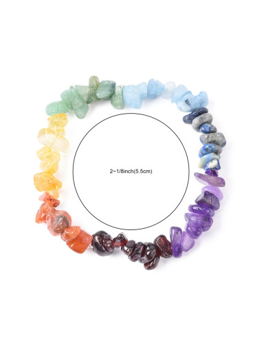 Pulsera 7 Chakras minerales