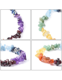 Pulsera 7 Chakras minerales 2