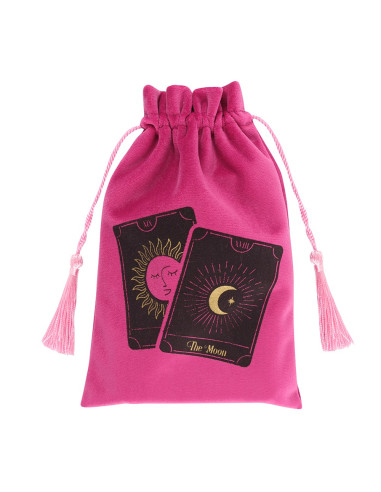 Bolsa Pink, para cartas Tarot (Sol y...