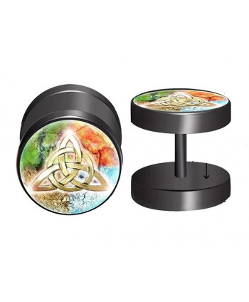 Pendientes Triqueta color