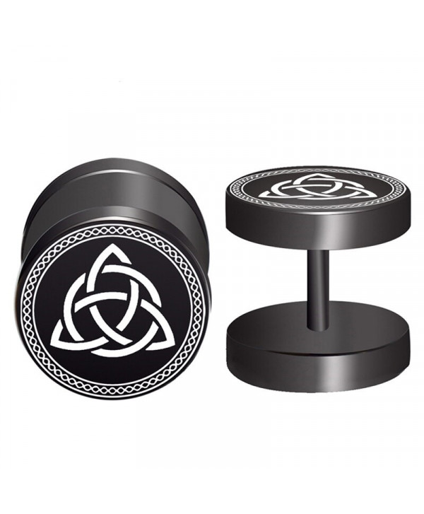 Pendientes Triqueta Negra