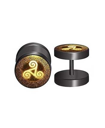 Pendientes Trisquel Dorado