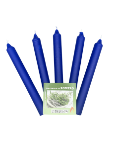 Vela Aromática Romero (5 uds) 2