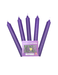 Vela Aromática Lavanda (5 uds) 2