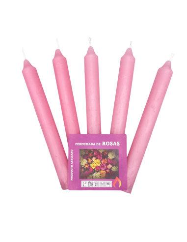 Vela Aromática Rosas (5 uds)