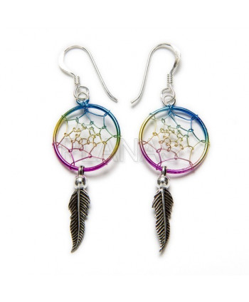 Pendientes Cazasueños plata