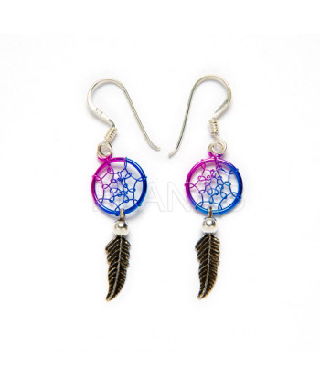 Pendientes Cazasueños plata 2