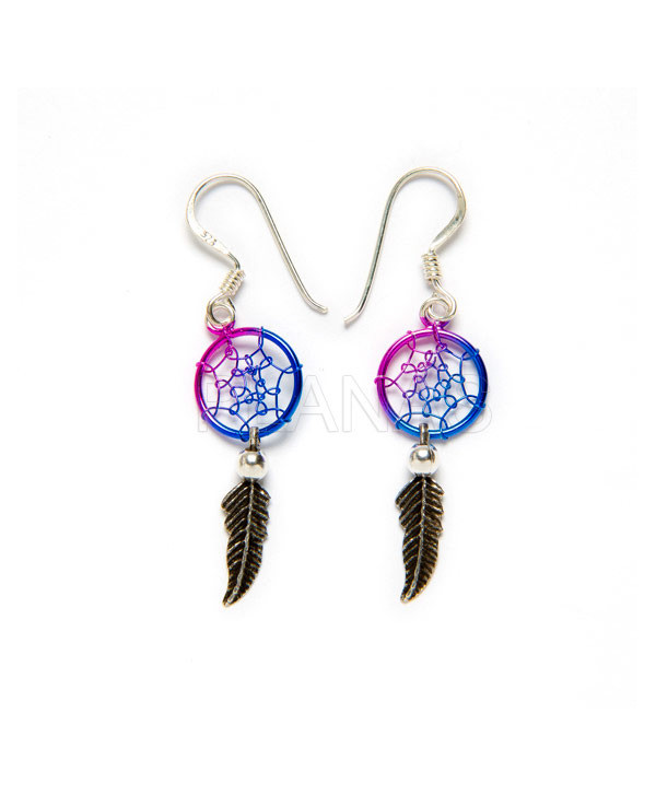 Pendientes Cazasueños plata