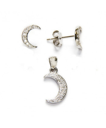 Conjunto Luna de plata y...