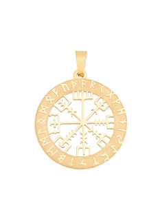 Colgante Vegvisir Dorado 2