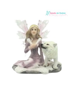Hada Ross con Lobo 14cm 2