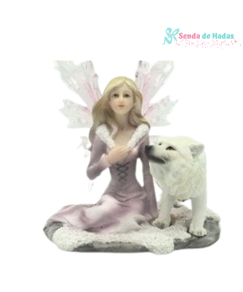 Hada Ross con Lobo 14cm