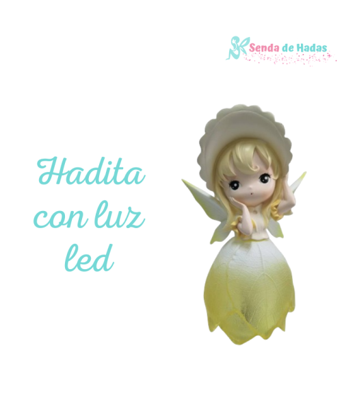 Hadita con luz led, amarilla