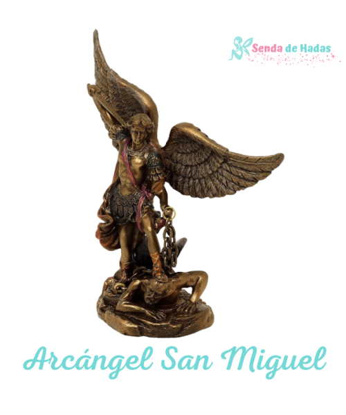 Arcángel San Miguel color Bronce de...