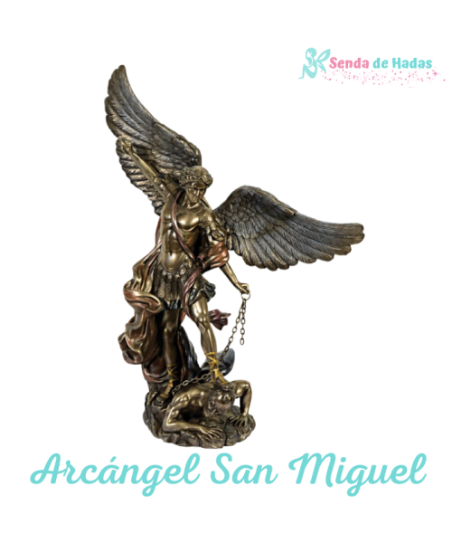 Arcángel San Miguel color Bronce de...