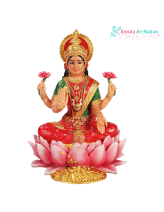 Diosa Lakshmi Color sentada 2
