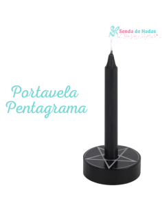 Porta vela Pentagrama