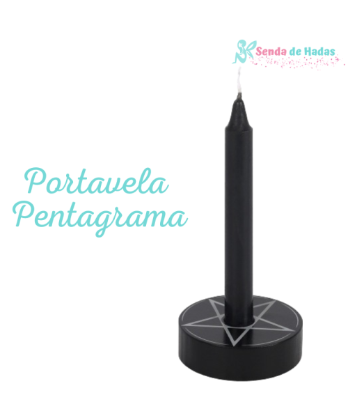 Porta vela Pentagrama