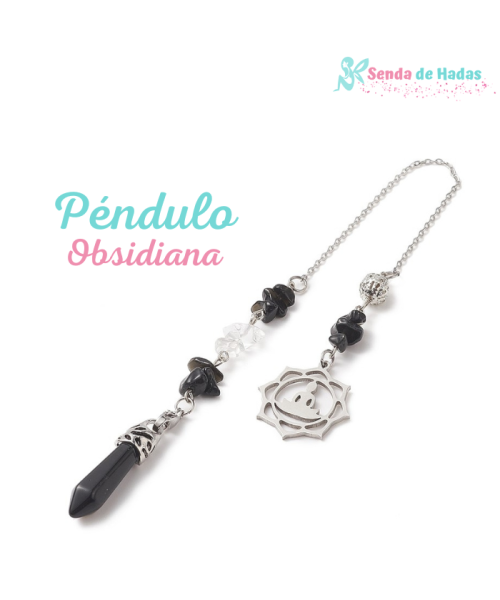 Péndulo Obsidiana con Yoga