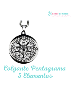 Colgante Pentagrama con 5...