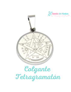 Colgante Tetragramatón Grabado