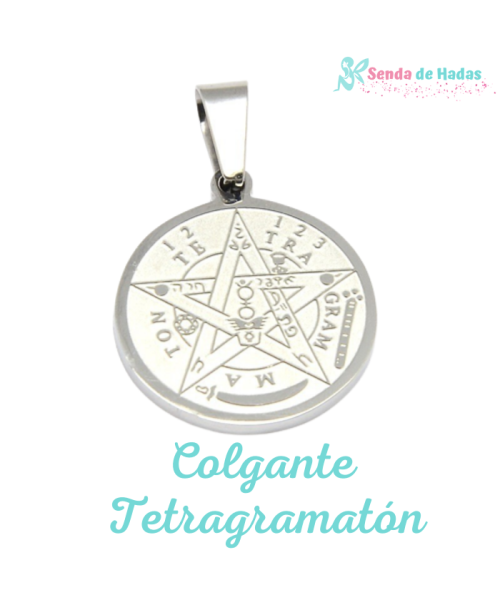Colgante Tetragramatón Grabado