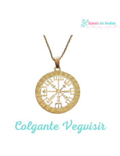 Colgante Vegvisir Dorado